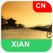 西安,中国 离线地图 - PLACE STARS下载(iPa