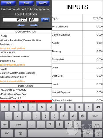 比率计算器下载(iPad财务)攻略 - 图片