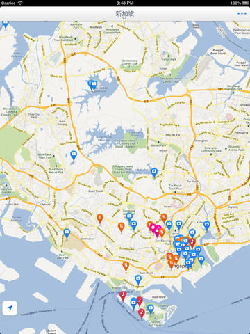 动应用大全 - iPad应用 - 导航-新加坡离线地图(