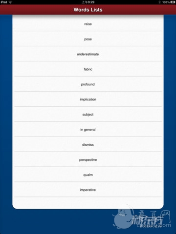 新托福考试官方指南词汇必备 for iPad下载(iPa