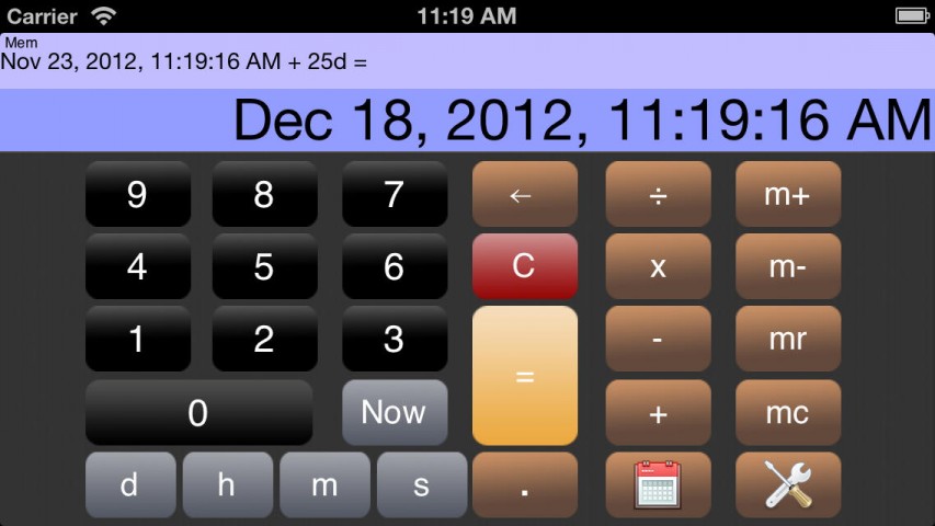 小时,分钟和秒计算器下载(iPad工具)攻略 - 图片