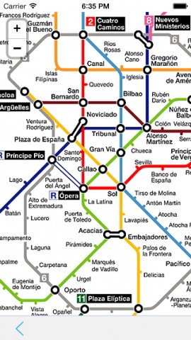 移动应用大全 - iPad应用 - 旅行-离线地图马德里