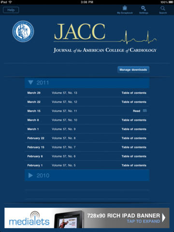 JACC iPad Edition下载(iPad医疗)攻略 - 图片