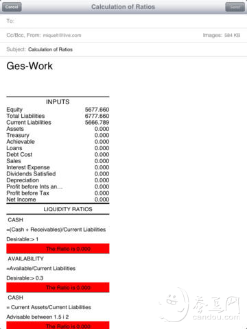 比率计算器下载(iPad财务)攻略 - 图片
