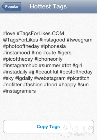 TagsForLikes - Copy and Paste Instagram Tag