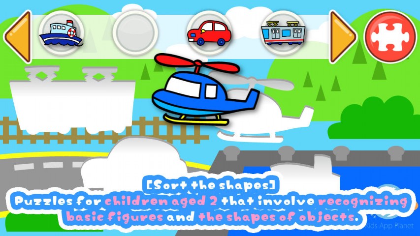 Kids Puzzle:Sort The Shapes 2+下载(iPhone5-