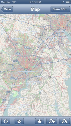 美国华盛顿DC, 离线地图下载(iPhone5-iPhone