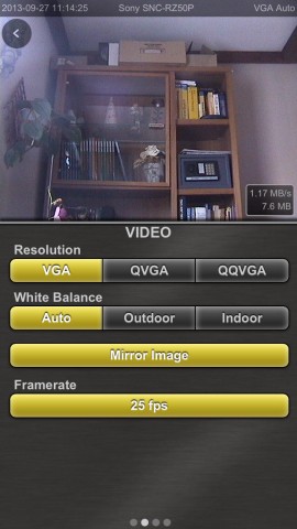 Sony FC - mobile ip camera surveillance studio