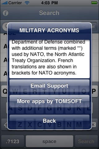 Military Acronyms下载(iPhone5-iPhone4S-