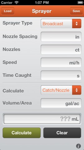 Calibrate My Sprayer下载(iPhone5-iPhone4