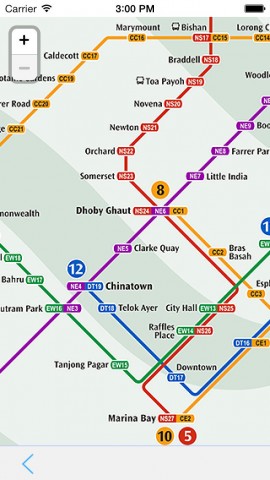 离线地图新加坡 - 指南,景点和交通下载(iPhone