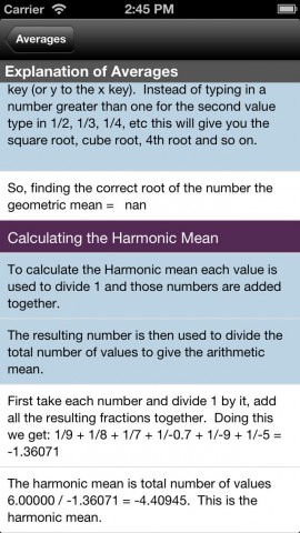 Averages Calculator下载(iPhone5-iPhone4