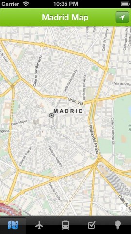 马德里离线地图指南 - 机场,地铁和城市离线地