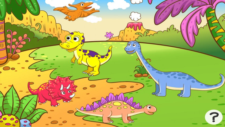 2-5岁儿童<em>关于恐龙</em>与霸王龙,迅猛龙,三角龙和更